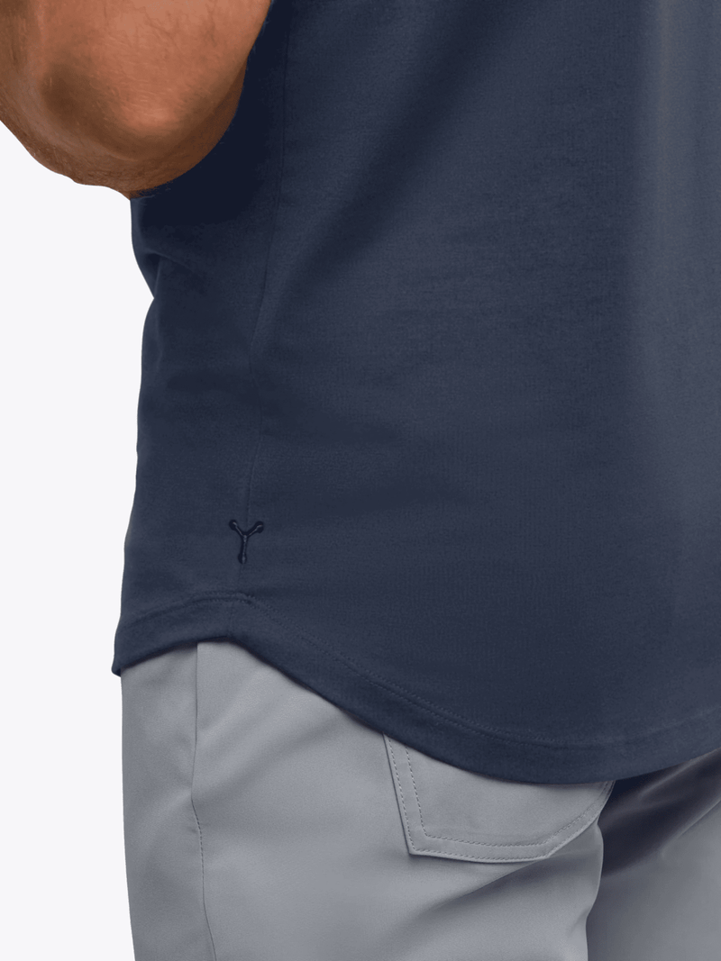 Polera Cuello Polo de Bambú Ultra Suave