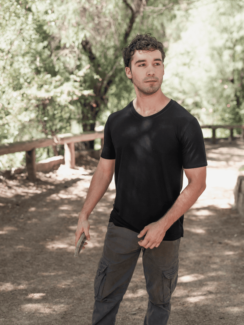 Polera de Bambú Ultra Suave (Cuello V)