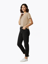 Polera de Bambú Ultra Suave - Mujer (Cuello V)