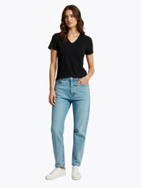 Polera de Bambú Ultra Suave - Mujer (Cuello V)