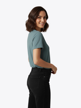 Polera de Bambú Ultra Suave - Mujer (Cuello V)