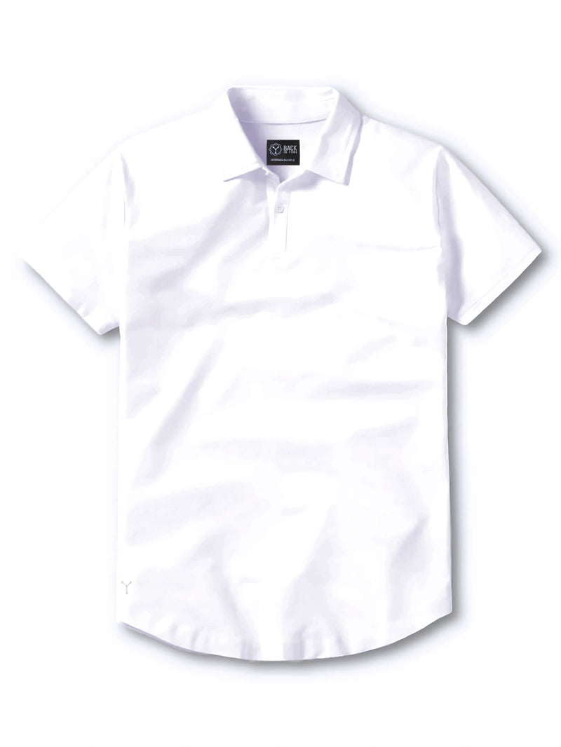 Polera Cuello Polo de Bambú Ultra Suave
