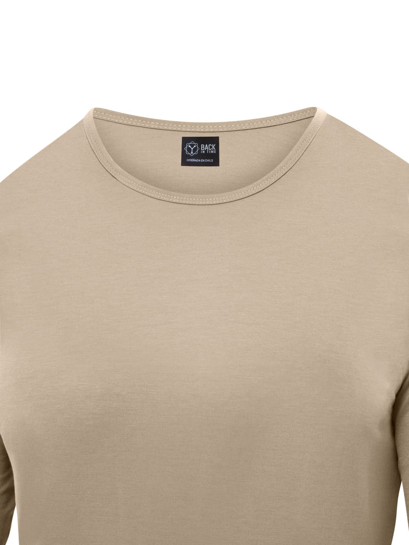 Polera de Bambú Ultra Suave Back in Time (Manga Larga)