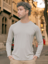 Polera de Bambú Ultra Suave Back in Time (Manga Larga)