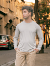 Polera de Bambú Ultra Suave Back in Time (Manga Larga)