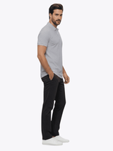 Polera Cuello Polo de Bambú Ultra Suave