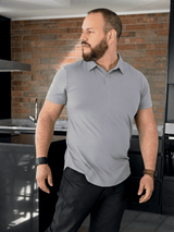 Polera Cuello Polo de Bambú Ultra Suave