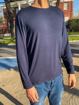 Polera de Bambú Ultra Suave Back in Time (Manga Larga)